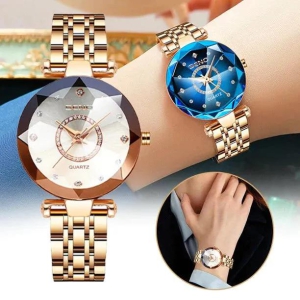 Womens Beautiful Diamond Shape Watch (BUY 1 GET 1 FREE)