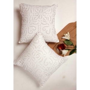 White Christmas Applique Cushion Cover