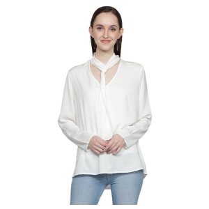 nuevosdamas-white-polyester-womens-asymmetrical-top-pack-of-1-s