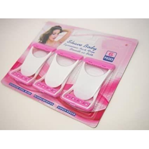 Elecsera Shave Body Razor Disposable Razor (Pack of 6)