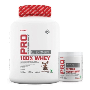 gnc-pro-performance-100-whey-cafe-mocha-4-lbs-creatine-monohydrate-250gm-combo