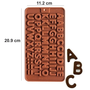 Arshalifestyle  Alphabet Birthday Silicone Chocolate Mold Candy