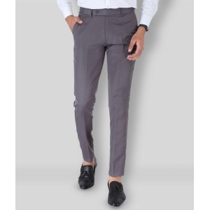 SREY - Grey Polycotton Slim - Fit Men's Chinos ( Pack of 1 ) - None