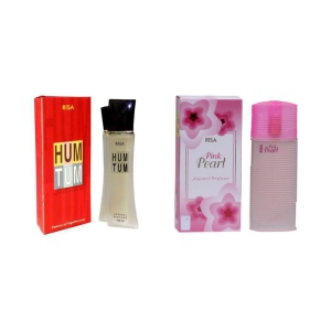 Risa Hum Tum & Pink Pearl Perfume.100 ml each.pack of 2. - 200ml