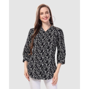 Meher Impex - Black Crepe Womens Tunic ( Pack of 1 ) - None