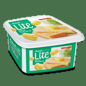 Amul Lite Milk Fat Bread Spread, 200 G Tub