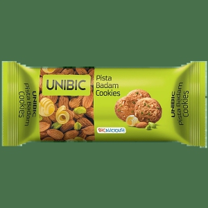 Unibic Cookies - Pista Badam, 75 G Pouch