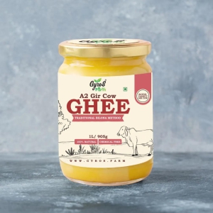 A2 Gir Cow Ghee | Bilona Churned | Made from Curd-1L