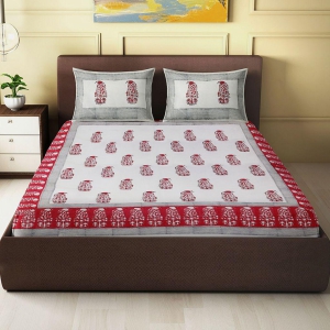 red-buta-block-printed-king-size-double-bedsheet