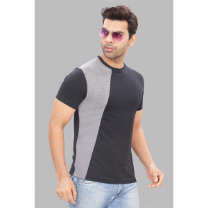 Men's Regular Fit T-Shirt - Black-XL