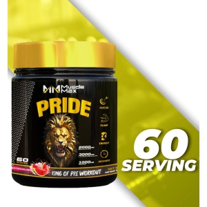 MUSCLE MAX PRIDE KING OF PRE-WORKOUT 300G , 60 SERVINGS, ( WATERMELON FLAVOUR)