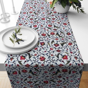 Indie floral Table Runner (13in x 58in or 13in x 72in)