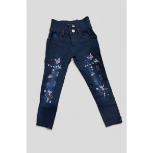 ICONIC ME- Girls Printed Denim Jeans - None