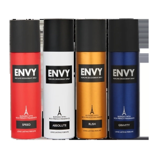 Envy Deodorant Combo Speed + Absolute + Rush + Gravity 120ml*4