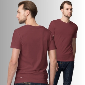 Interstellar Basic Maroon T-Shirt-Maroon / M-40