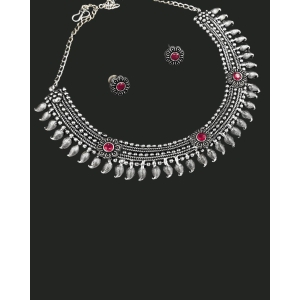 OXIDIZE NECKLACE-RED