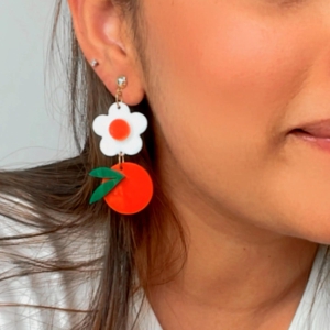 Orange Blossom Earrings