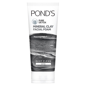 Pond's Pure Detox Mineral Clay Facial Foam For Oil Free Glow, (90gm)