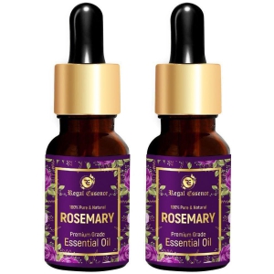 REGAL ESSENCE Rosemary Essential Oil, for Hair Growth, Suitable For All Skin, Undiluted Essential Oil -15ML (PACK OF 2)