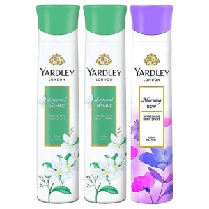 Yardley London Jasmine & Morning Deodorant Spray - For Women - 450ml