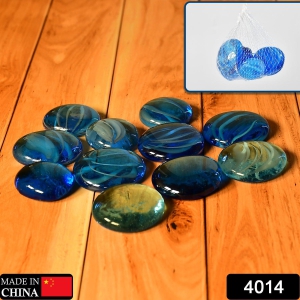 4014 Glass Gem Stone, Flat Round Marbles Pebbles for Vase Fillers, Attractive pebbles for Aquarium Fish Tank.