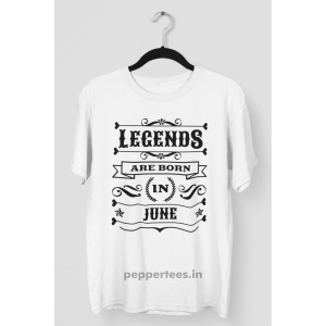 Legend Are Born In June T-shirt-M