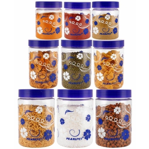 PearlPet - Blue Polyproplene Food Container ( Pack of 9 ) - Blue