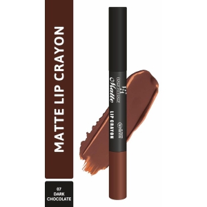 Buy 1 Get 1 Free! Half N' Half Lipstick 07-Dark Chocolate (Matte)