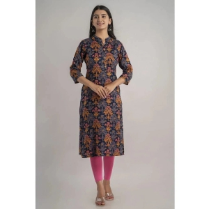 MAUKA - Multicolor Rayon Womens Straight Kurti ( Pack of 1 ) - None