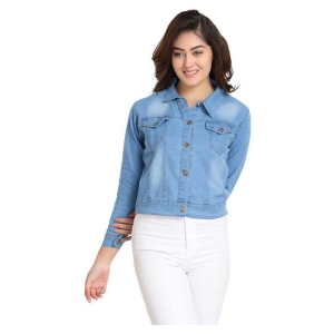 BuyNewTrend Denim Blue Jackets - S