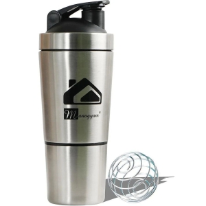 Manogyam Stainless Steel Silver 750 mL Shaker ( Pack of 1 ) - Silver