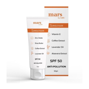 Mars by GHC Broad Spectrum UVA & UVB Protection Anti-Pollution Sunscreen Cream SPF 50 - SPF 50 PA++ (50 g)