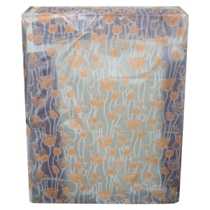 E-Retailer Single PVC Orange Washing Machine Cover for Universal 7 kg Semi-Automatic - Orange