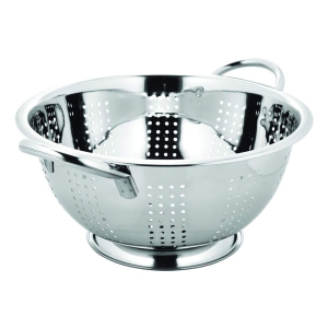 Vinayak Stainless Steel Colander, Strainer, Sieves 3500ml 26 cm with Pudding and Handle