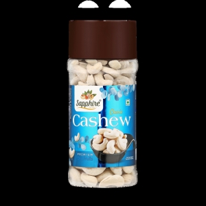 .SAPPHIRE Premium Roasted and Salted Cashews/Kaju Jar - 200gm