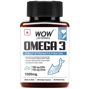 WOW Life Science - Omega Fatty Acids Capsule ( Pack of 1 )