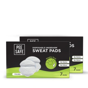 pee-safe-disposable-underarm-sweat-pads-folded-prevents-stains-absorbs-sweat-unpleasant-odour-breathable-and-deodorizing-for-men-women-pack-of-14-pairs-28-units