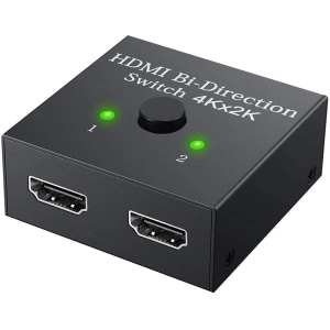 Lapster 2 Ports Bi-Directional HDMI Switch Splitter - 1 Piece