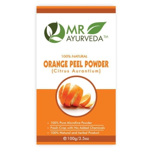 MR Ayurveda Organic Orange Peel Powder for Hair and Skin Face Pack Masks 100 gm