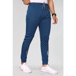 Anand Blue Lycra Mens Trackpants ( Pack of 1 ) - None