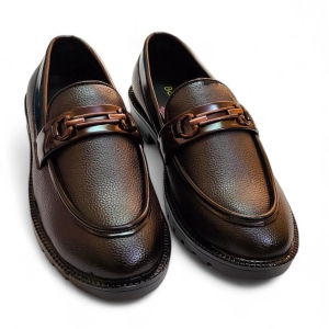 Styled Feet Brown belt loafer-9