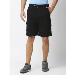 Fitz - Black Cotton Blend Mens Cargos ( Pack of 1 ) - None