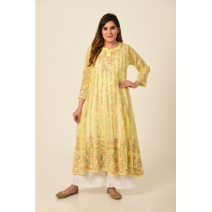 Ladies New Fashion Hand Chikan Kurti