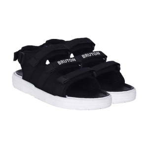 BRUTON - Black Mens Sandals - None