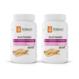 Krishnas Herbal & Ayurveda Shatavari Powder 100 g Pack of 2