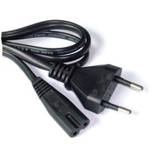 Lapster Accessories Power Cable Cord 2 Pin Laptop Adapter 1.5 M - 1 Piece