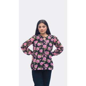 Floral Georgette Top-S