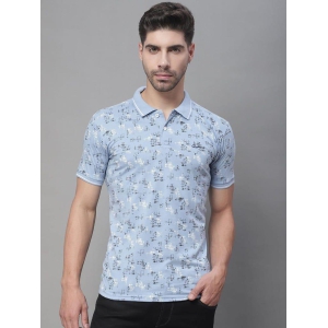 Rodamo Abstract Printed Polo Collar Slim Fit T-shirt