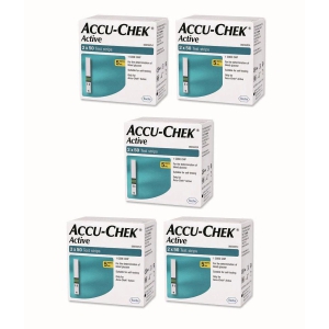 Accu-Chek Active 100 Sugar Test Strips- Combo of 5