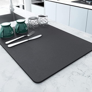 QuickDry Microfiber Dish Drying Mat